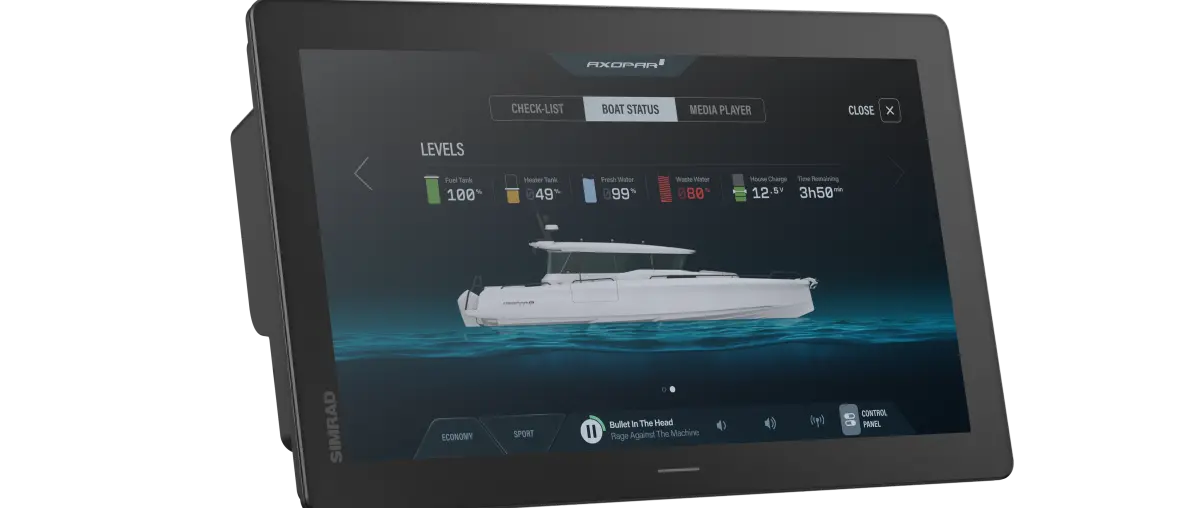 Axopar Adds Simrad NSO 4 Helm Option to Flagship Models