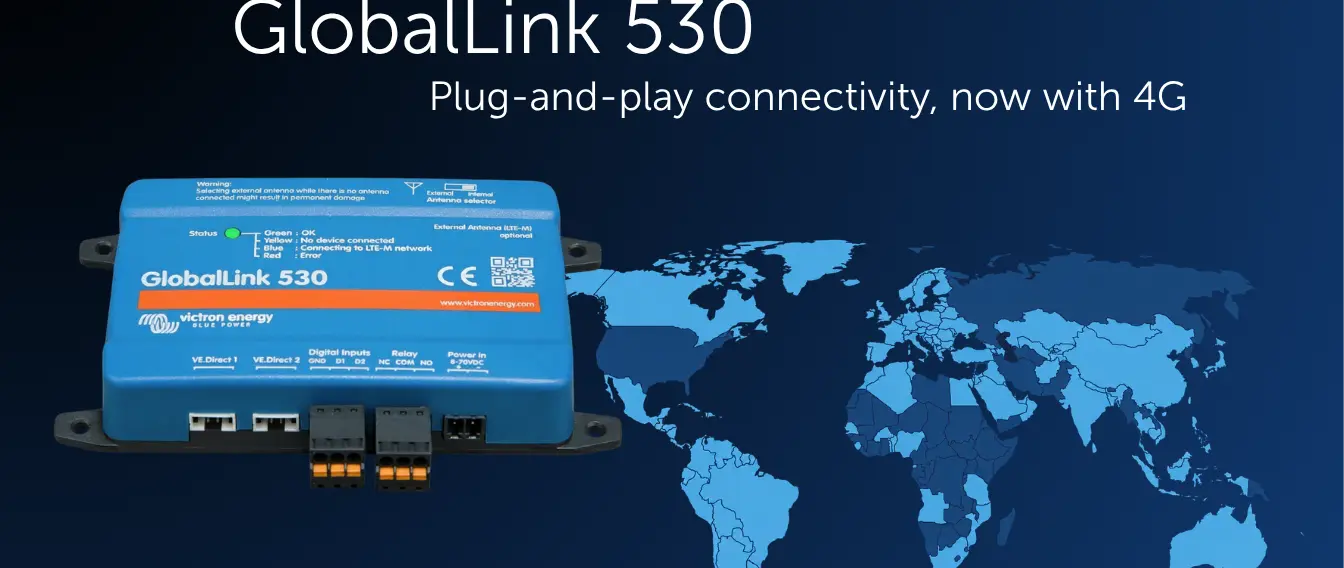 LBG Victron GlobalLink 530 Brings Standard 4G to Remote Boat Monitoring — official source image