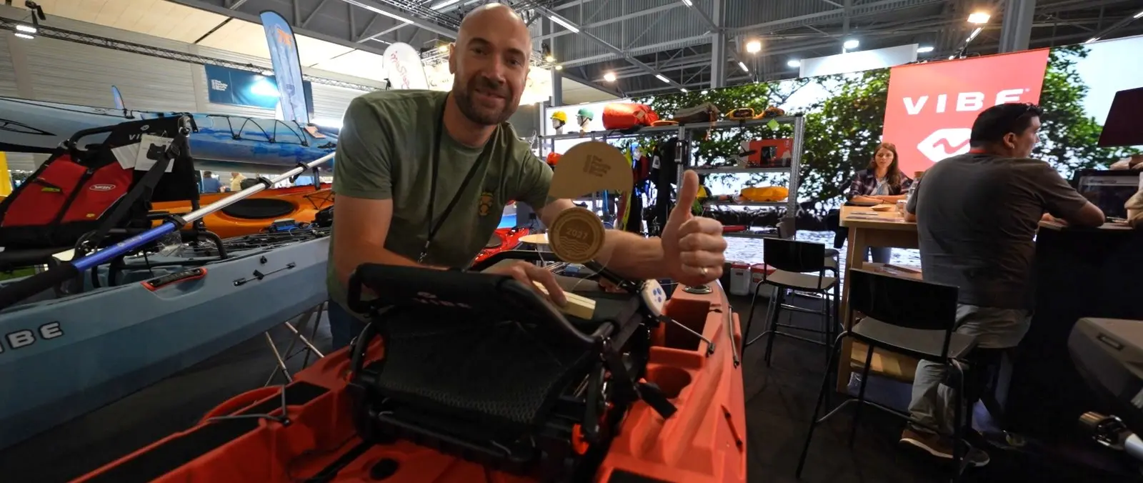 Vibe Shearwater Wins 2027 Kayak Fishing Product Award in Strasbourg — official The Paddle Sports Show official award announcement, 2 October 2026 image
