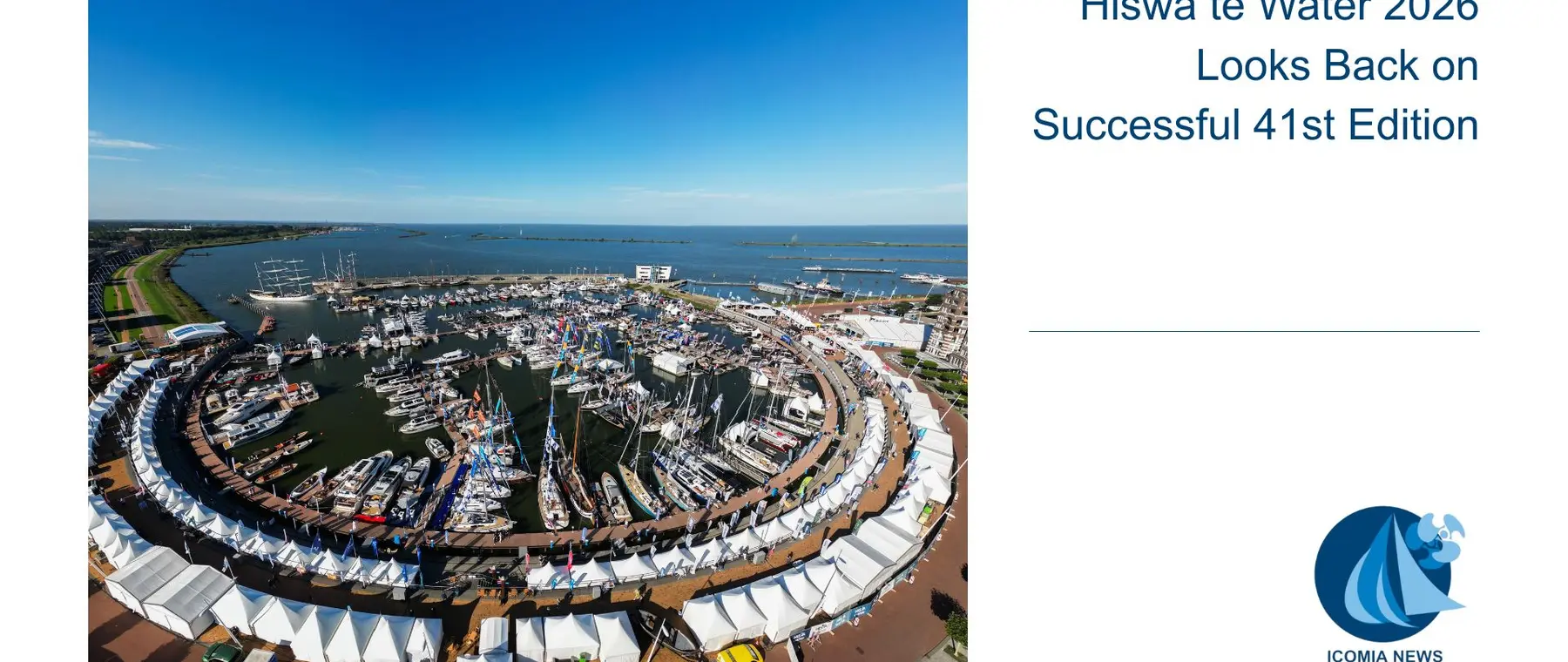 Hiswa te Water 2026 Closes With More Than 425 New Boats — official/source image