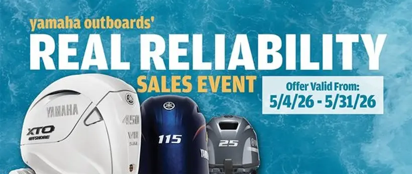 Yamaha Real Reliability Promotion Adds Coverage and Dealer Credit — official Yamaha Marine image