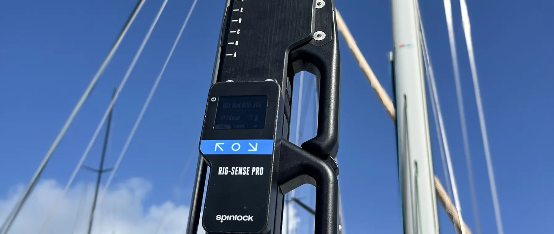 LBG Spinlock Rig Sense Pro Adds Recorded Tension Checks for Standing Rigging — official source image