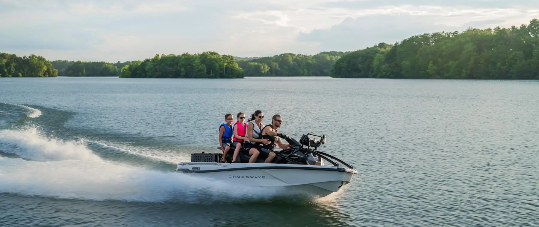 Yamaha Motor Europe, official 2027 CrossWave action photograph | 2027 Yamaha CrossWave Brings Four Seats and 310-Litre Storage to PWC