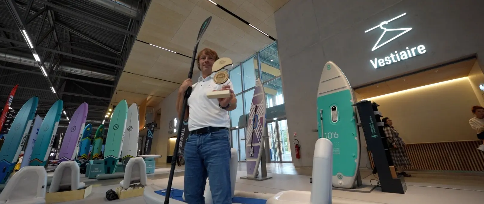 SIPABOARDS E-Cruiser Wins 2027 Electric Paddling Award in Strasbourg — official The Paddle Sports Show E-Paddling award report, 2 October 2026 image