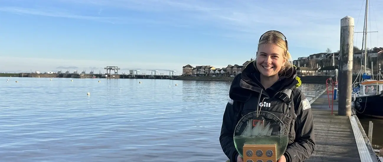 Merle Nieuwland named Welsh Young Sailor of the Year — official Royal Yachting Association image
