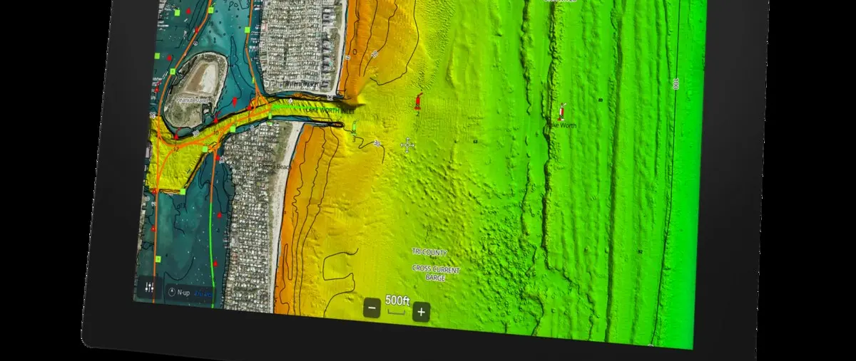 CMOR NEX GEN High-Resolution Charts Expand to Raymarine Axiom 2 — official Raymarine image