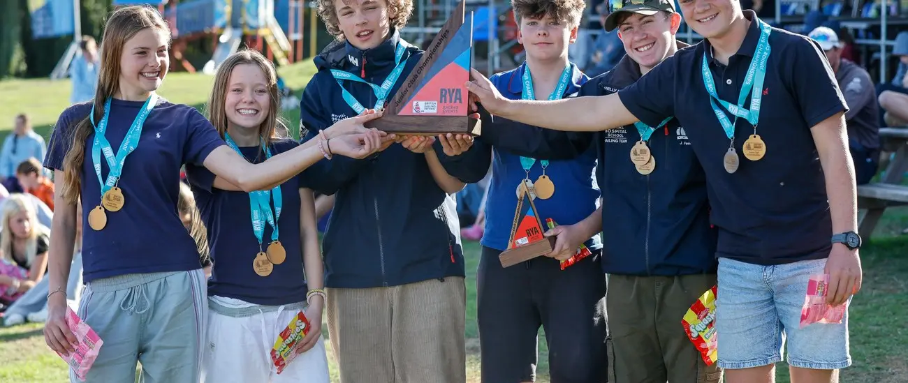 Junior Club Championships Bring Topper and RS Feva Teams Together — official Royal Yachting Association image