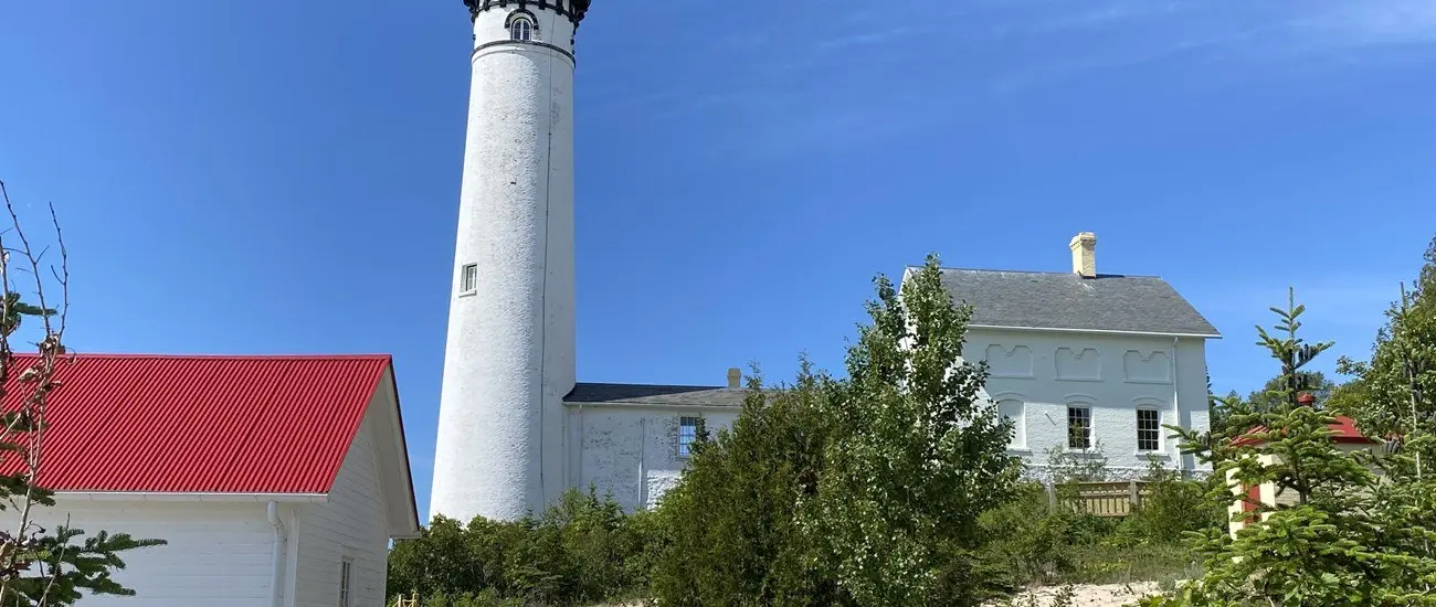 National Park Service — South Manitou Island Lighthouse official photograph | Manitou Island Passenger Ferry Remains Suspended for 2026 Dock Works
