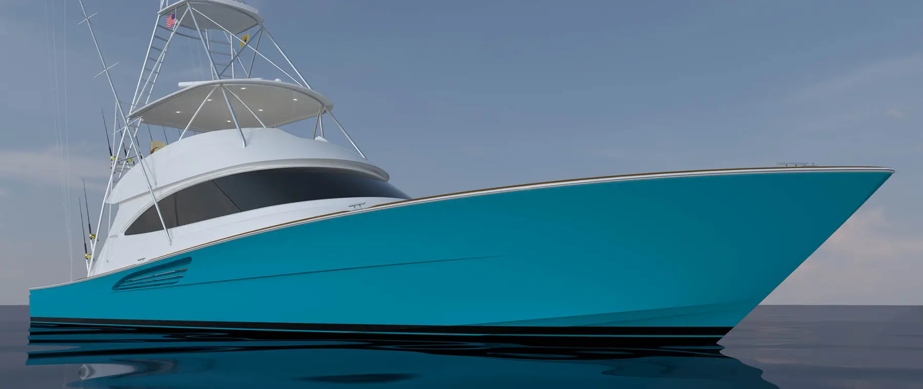 Official Viking Yachts manufacturer image of the second-generation 70 Convertible | Viking 70 Convertible Heads to Fort Lauderdale World Premiere