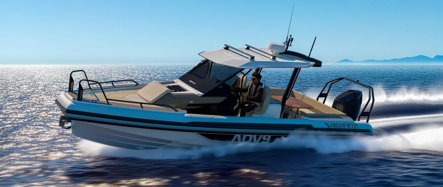 Highfield Launches 9.2m ADV9 Adventure Crossover — official Highfield Boats image