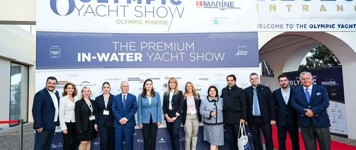 Olympic Yacht Show Opens in Lavrio with New Boat and Marine Exhibits - official source photograph