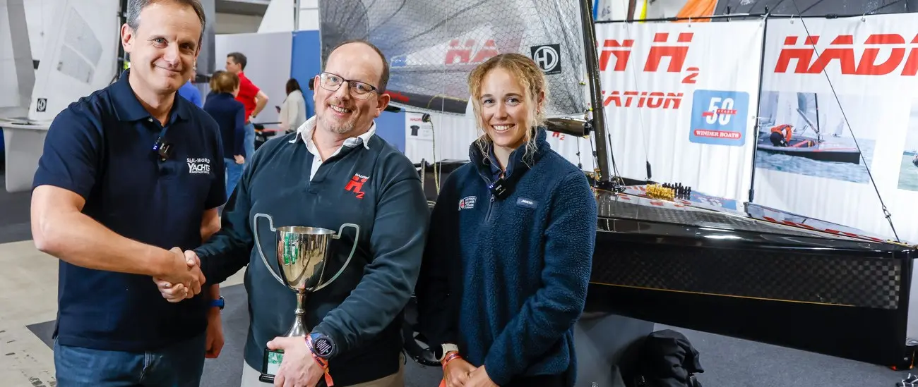 Hadron H2 Midas Takes Dinghy Show Concours Honour — official Royal Yachting Association image