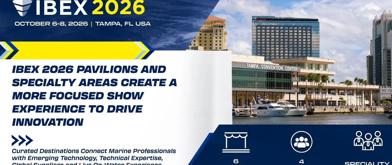 IBEX Adds Focused Pavilions and Trade Routes for 2026 — official NMMA image