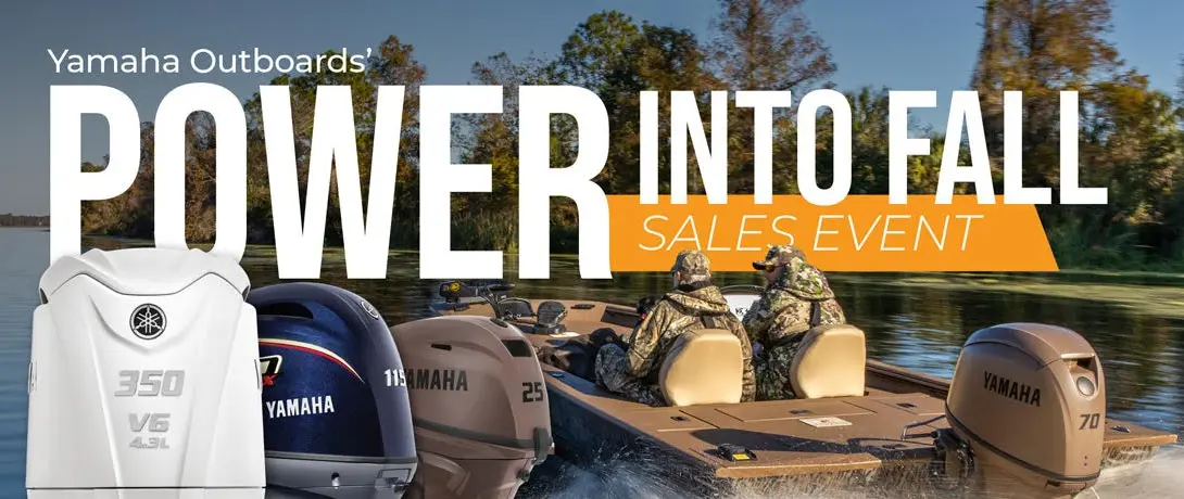 Yamaha Power Into Fall Offers Outboard Warranty and Dealer Credits — original official source photograph