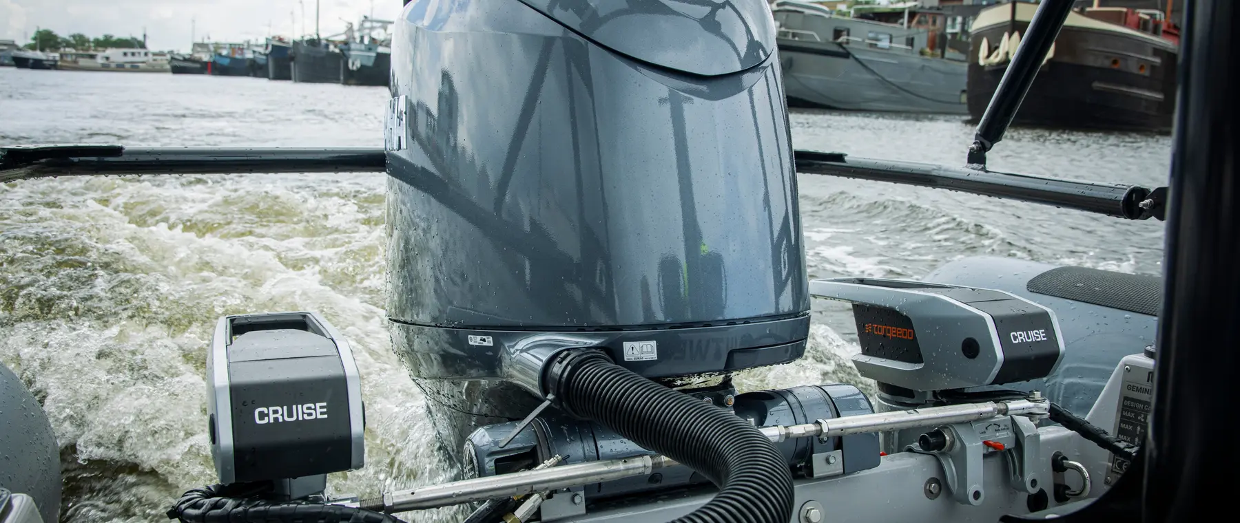 LBG Antwerp Hybrid Patrol RIB Combines Twin Torqeedo Motors with Yamaha — official source image
