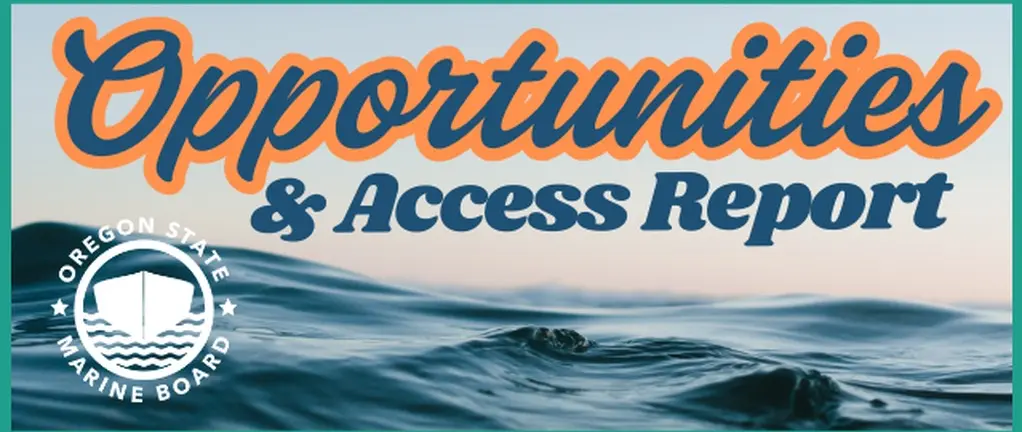 Official Oregon State Marine Board access-report artwork | Wallowa Lake Ramp Remains Open While Boarding Dock Stays Removed Until Spring 2027