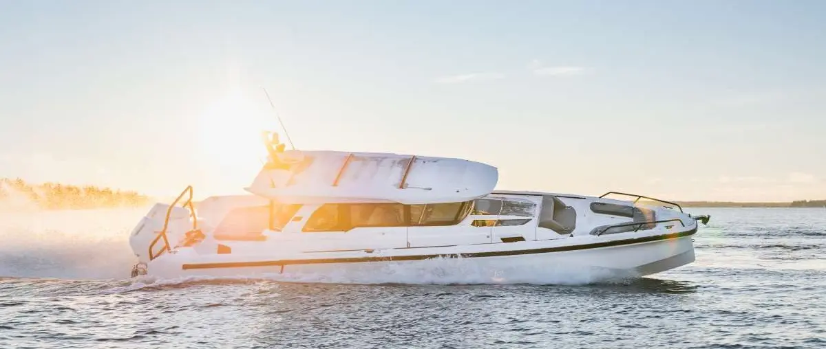 Axopar Launches All-New 38 XC Cross Cabin at Boot Düsseldorf — official Axopar image