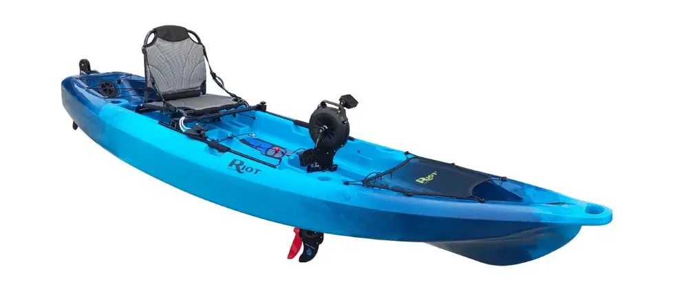 Riot Mako 10.5 Brings Reversible Pedal Drive to Compact Fishing Kayaks — official Riot Kayaks official 2027 Kayak Fishing product submission, Paddle Sports Show image
