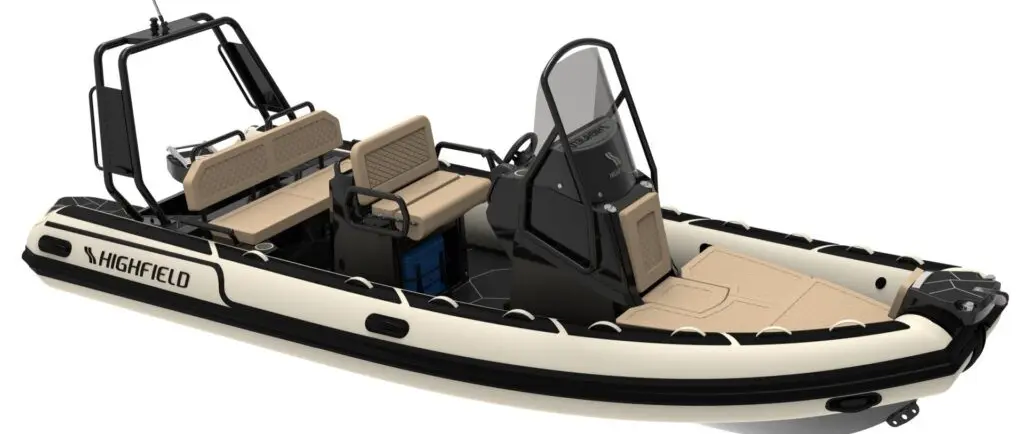 Official boat-builder photograph | Highfield Sport 560 Turns a 5.86m Aluminium RIB into a Family Playboat