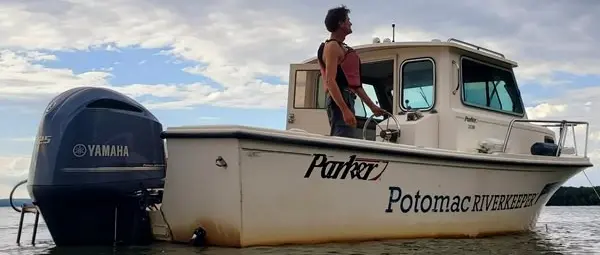 Yamaha Rightwaters Supports Potomac Riverkeeper Patrol Boat — official Yamaha Marine image