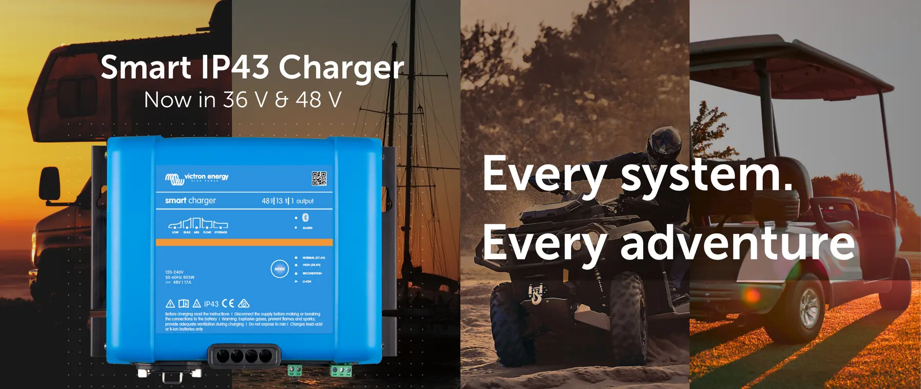 LBG Victron Smart IP43 Adds Dedicated 36V and 48V Charging Models — official source image
