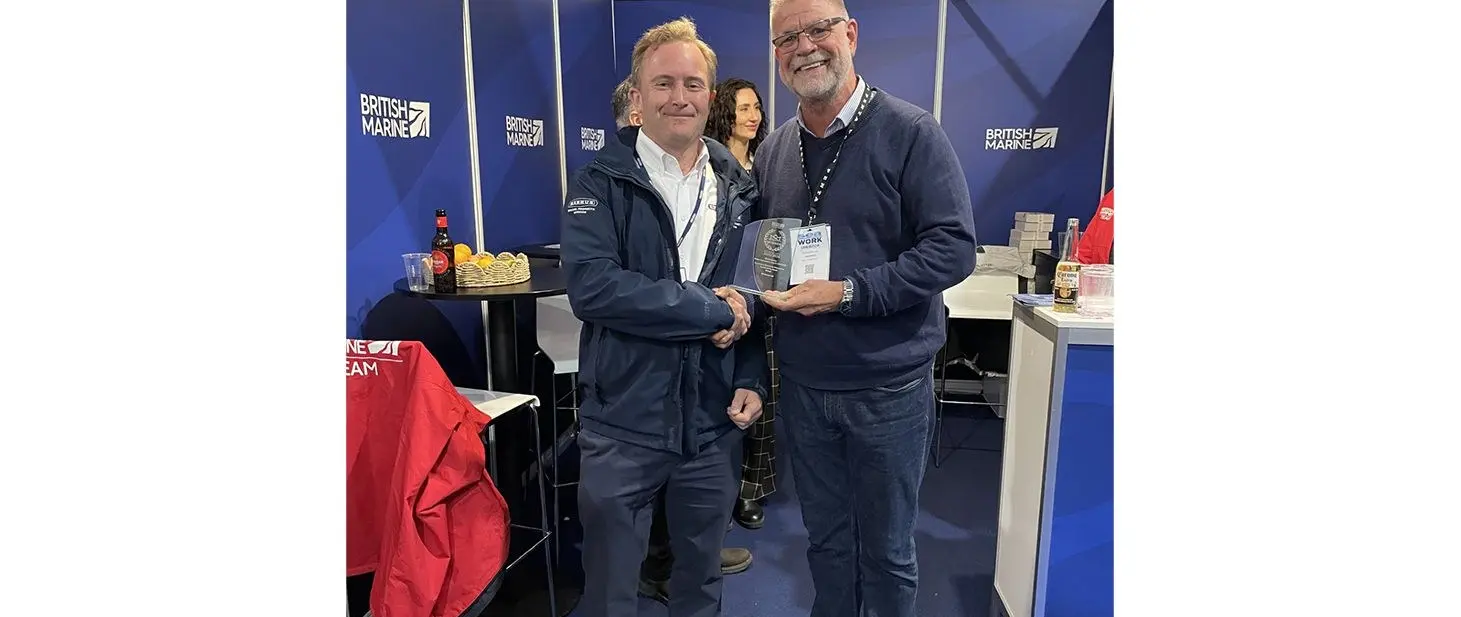 Official source-specific editorial image. Source: https://www.britishmarine.co.uk/news/2026/june/barrus-wins-sustainability-award-seawork-2026