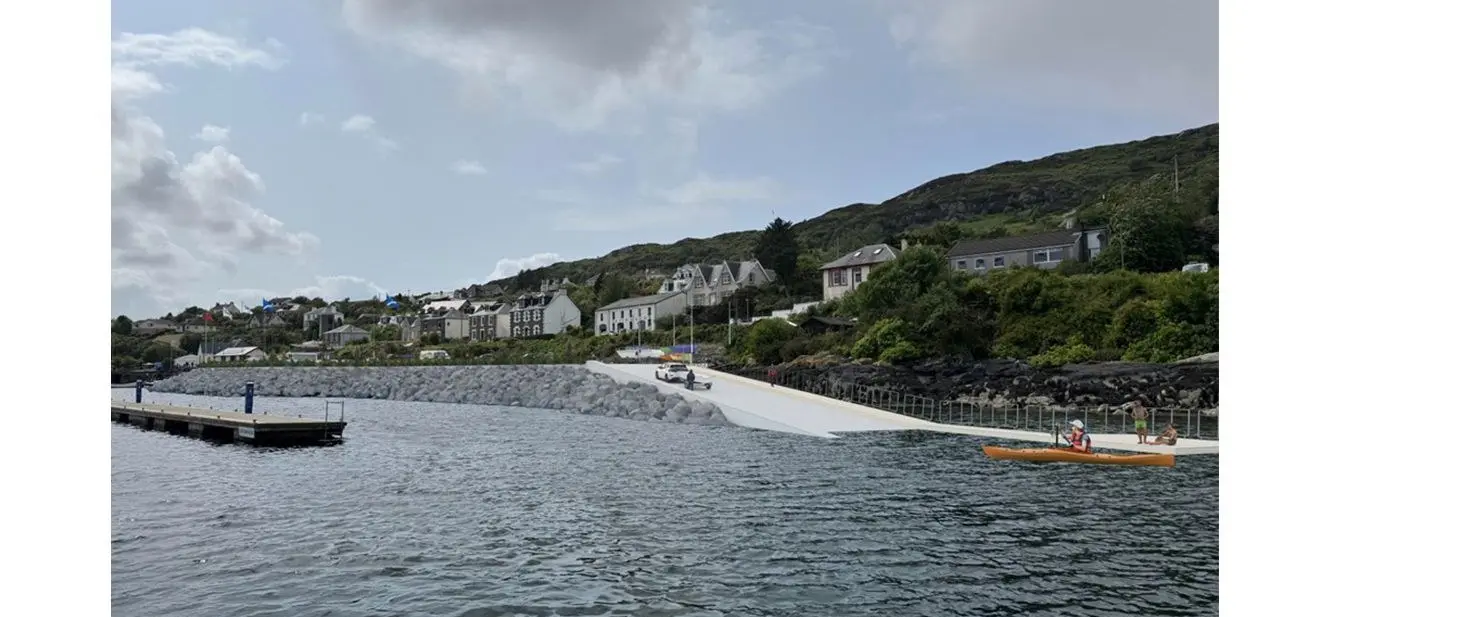 Tarbert Harbour Starts £2.2m Slipway Project — official British Marine image