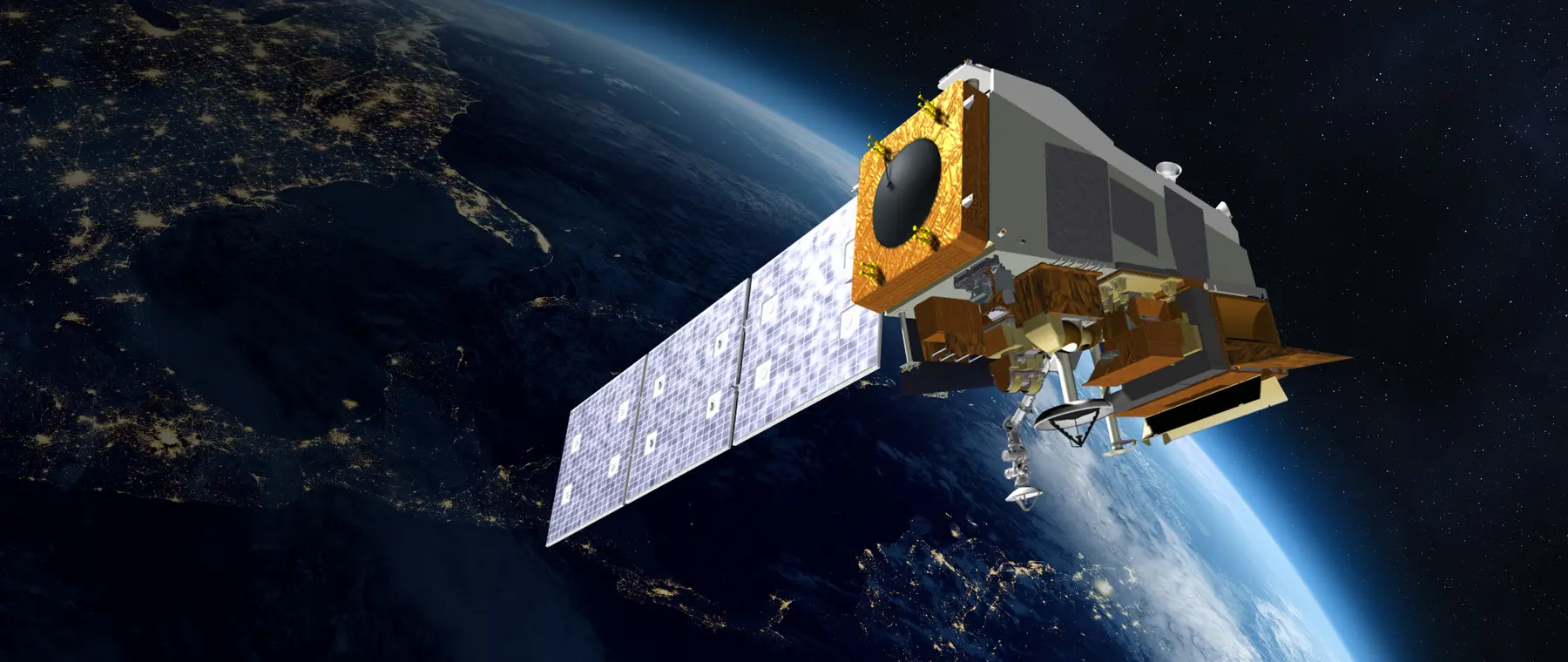 NOAA/NESDIS — official visualisation of Suomi NPP satellite above Earth, released with its October 2026 deorbit announcement