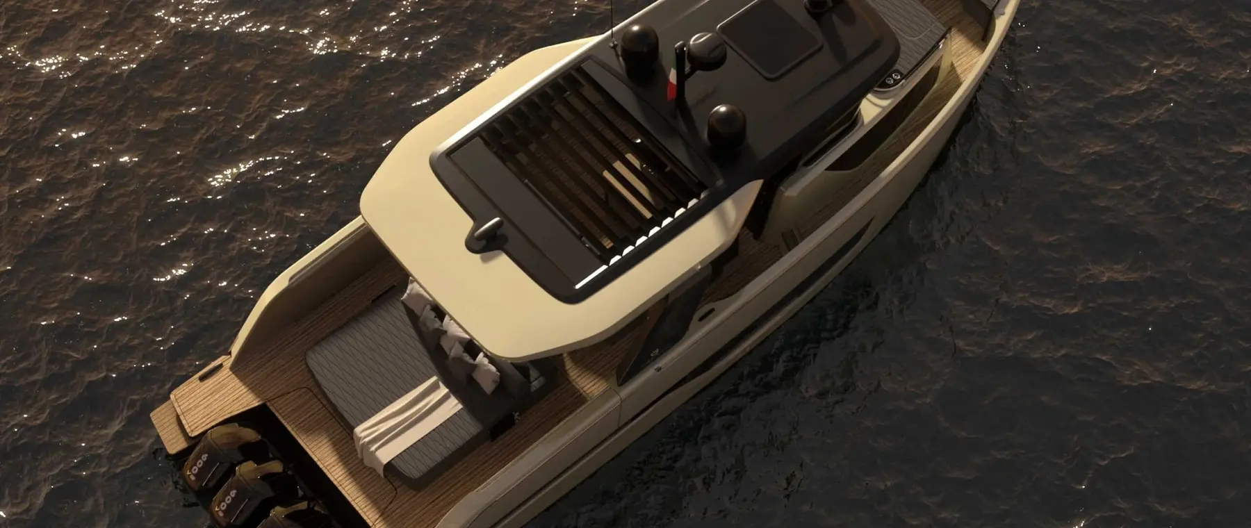 Cranchi Yachts | Cranchi A48 O/B Moves the 15-Metre Walkaround into Triple-Outboard Territory