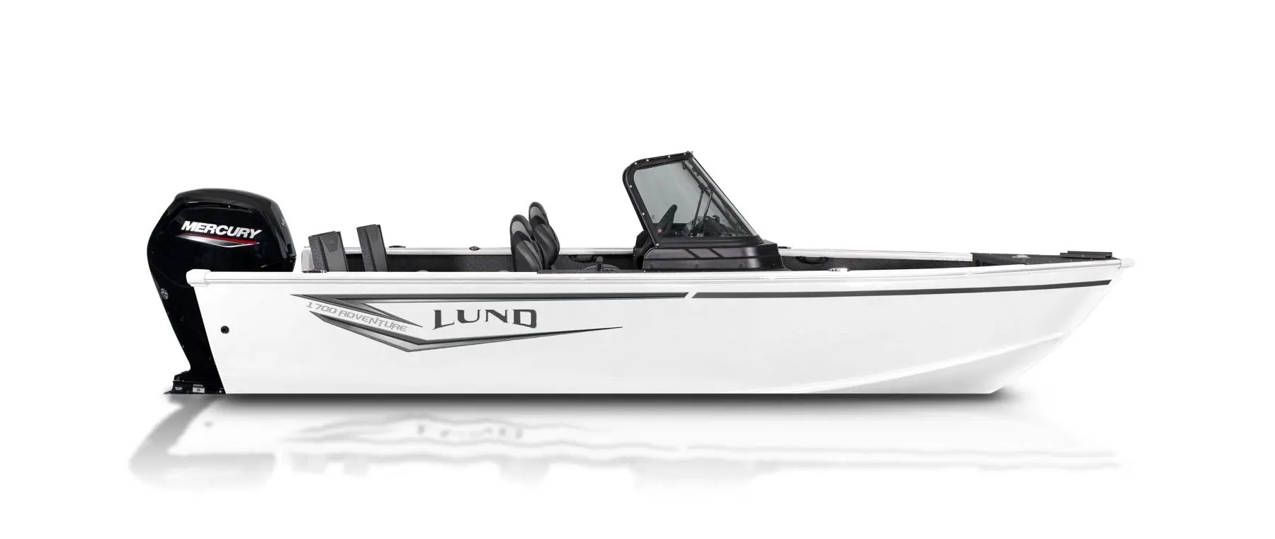 Lund Boats / Brunswick — official 2027 Adventure 1700 model image | Lund Redesigns Adventure Boats for Fishing and Family Days