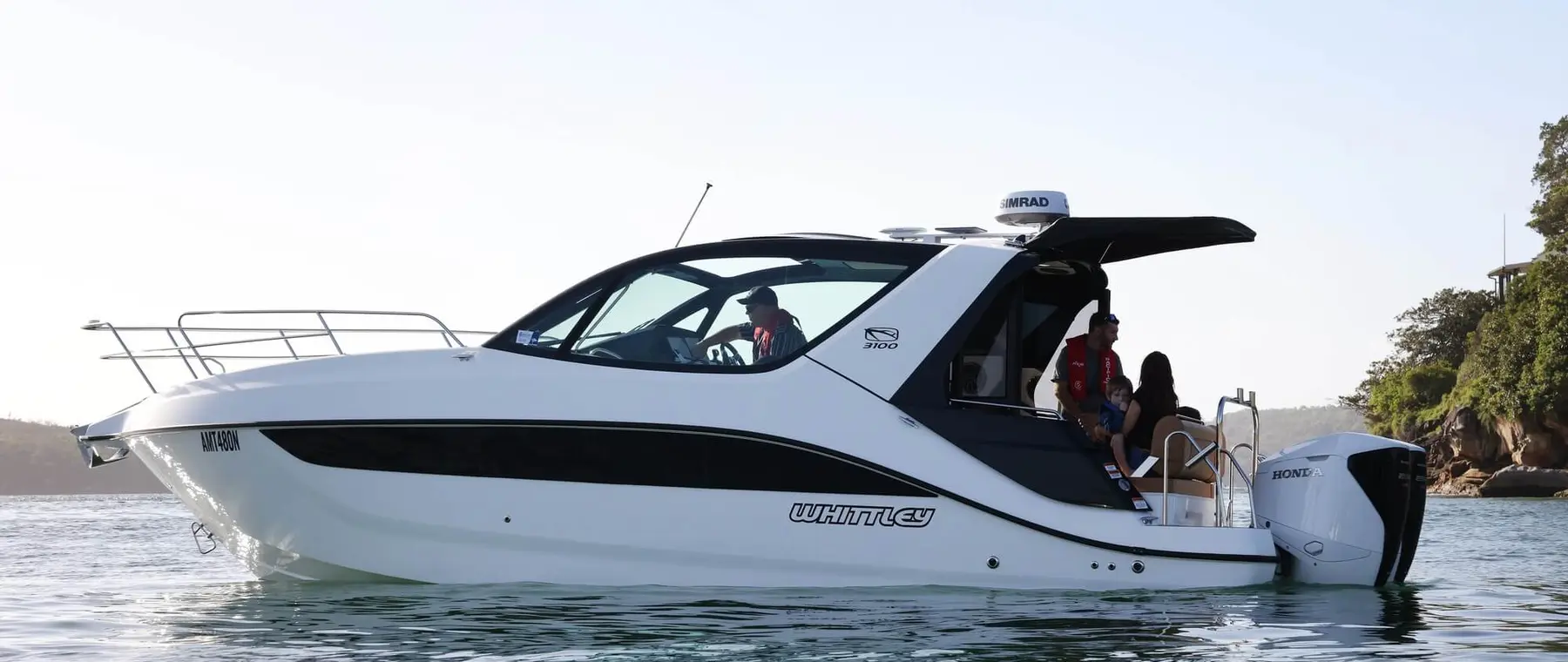 Whittley official CR31 2026 Good Design Awards photograph | Whittley CR31 Brings Walk-Through Windscreen to Family Cruising