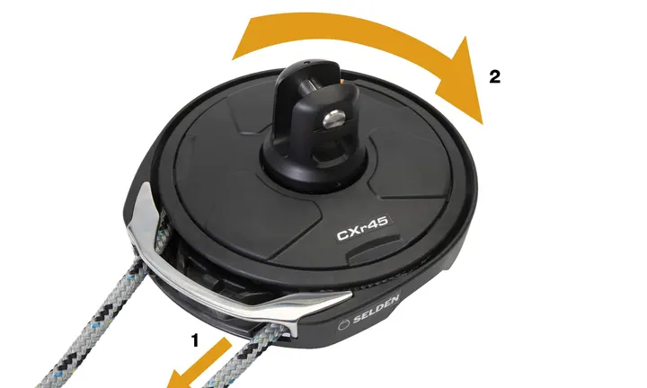 LBG Seldén CXr Code Sail Furler Adds a Ratchet for Pausing Mid-Furl — official source image