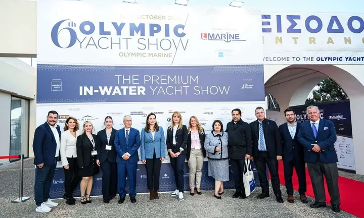 Olympic Yacht Show Opens in Lavrio with New Boat and Marine Exhibits - official source photograph