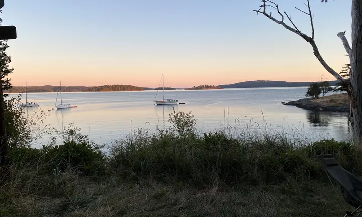 Official Washington State Parks photograph | Doe and Jones Island Moorage Docks Removed for Winter in Washington