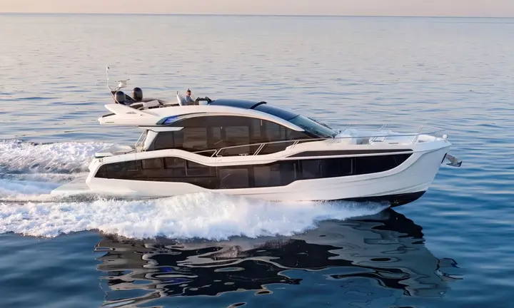 Galeon Yachts official 570 SKY builder photograph | Galeon 570 SKY Brings Concealed Flybridge to Fort Lauderdale