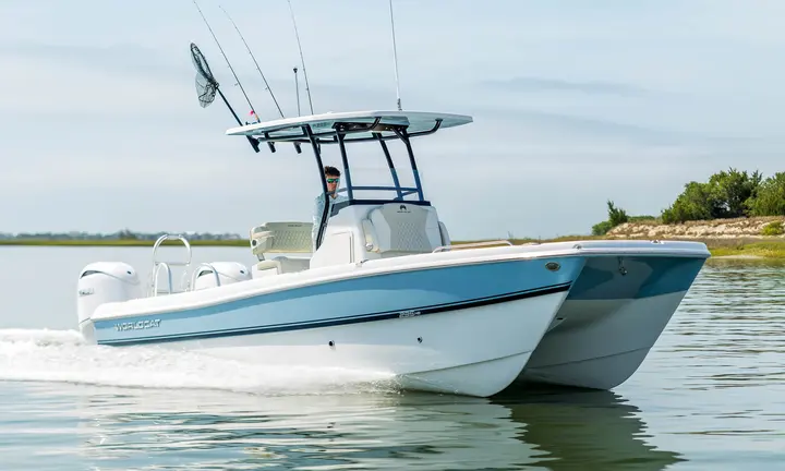 Official boat-builder photograph | World Cat 235HB brings shallow-water versatility to the 2026 boat-show season