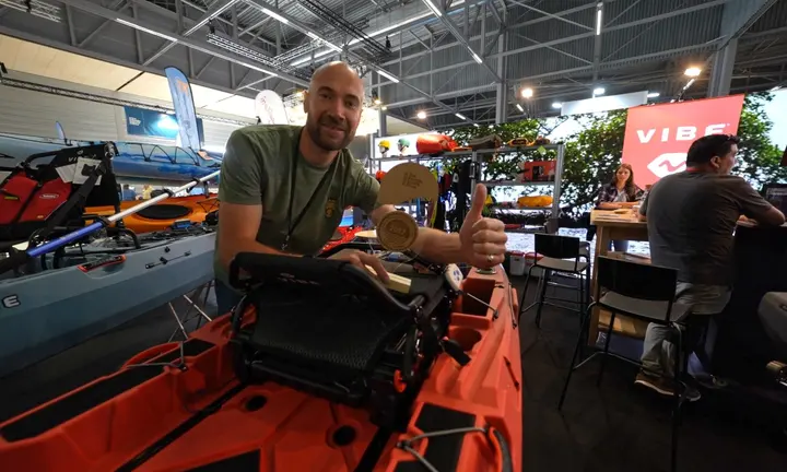 Vibe Shearwater Wins 2027 Kayak Fishing Product Award in Strasbourg — official The Paddle Sports Show official award announcement, 2 October 2026 image