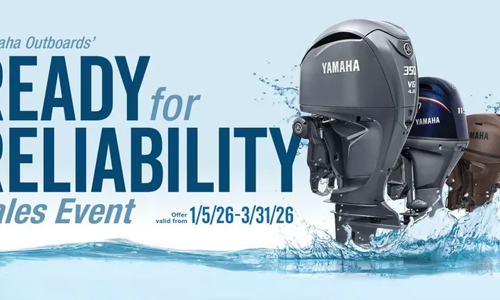 Yamaha Opens 2026 With Ready for Reliability Outboard Offer — official Yamaha Marine image