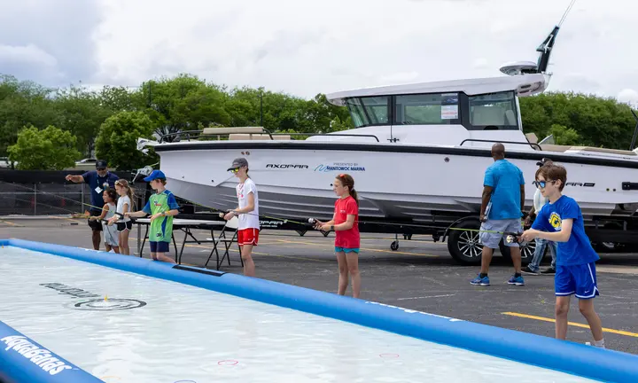 Newport Boat Show Adds Fishing Village and 50-Foot Casting Pond — verified source-page image