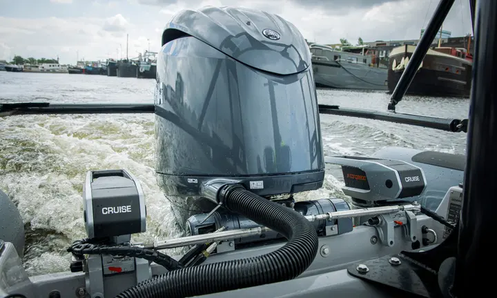 LBG Antwerp Hybrid Patrol RIB Combines Twin Torqeedo Motors with Yamaha — official source image
