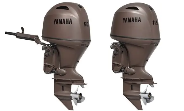 Yamaha Adds Matte Brown F115 and F90 Outboards