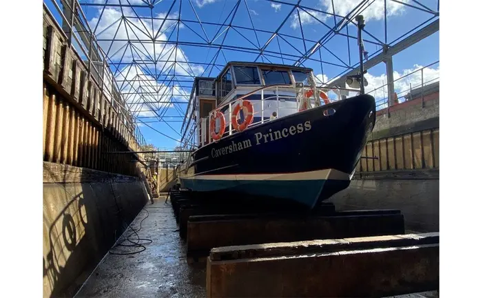 Sunbury Dry Dock Reopens for Thames Boat Surveys - official source photograph