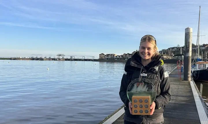 Merle Nieuwland named Welsh Young Sailor of the Year — official Royal Yachting Association image
