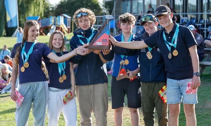 Junior Club Championships Bring Topper and RS Feva Teams Together — official Royal Yachting Association image