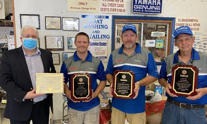 Dustin Bearden Completes Yamaha Marine Apprentice Program — official Yamaha Marine image