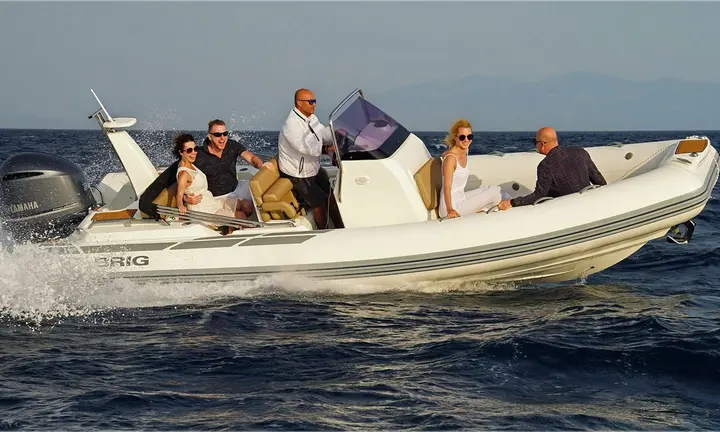 Official boat-builder photograph | BRIG Eagle 6.7 Refines the Family RIB with a Deep-V Hull