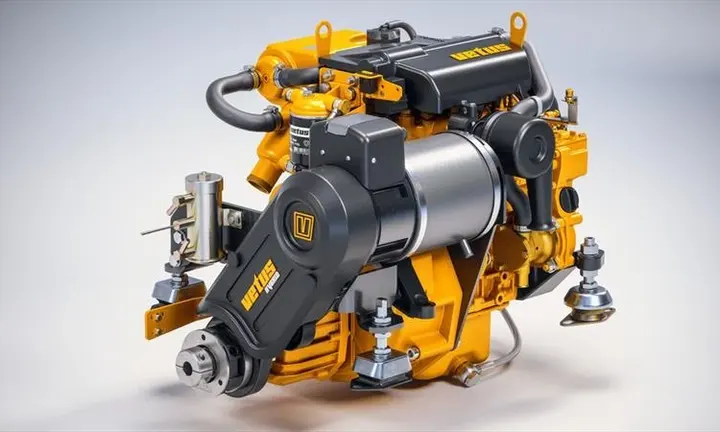 VETUS official M2HSET hybrid photograph | VETUS M2HSET Adds Hybrid Electric Cruising to Small Diesels