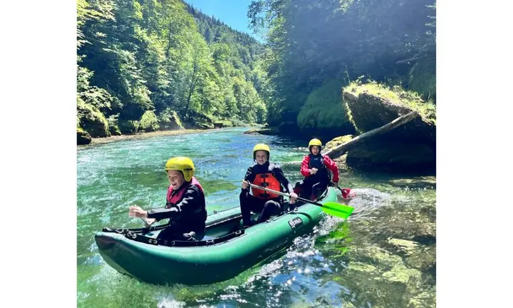 Verano Calgary Inflatable Canoe Combines Three-Person Seating With a Rigid Floor — official Verano official 2027 Inflatable Product presentation, Paddle Sports Show image