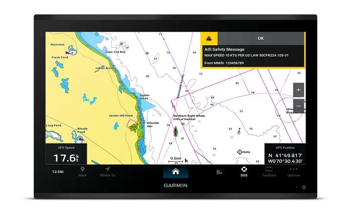 Garmin Adds AIS Warning Messaging for Boaters