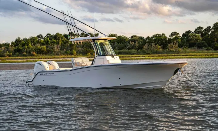 Official boat-builder photograph | Grady-White Canyon 266: new 26-foot offshore centre console adds serious fishing storage